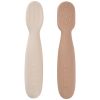 Lot de 2 précuillères en silicone Pralin et Argile Béaba Produit 1