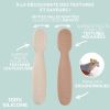 Lot de 2 précuillères en silicone Pralin et Argile Béaba Ambiance 4