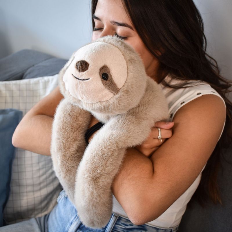 Peluche paresseux marron lesté PODCOLL (40 cm) Histoire d'Ours Ambiance 7