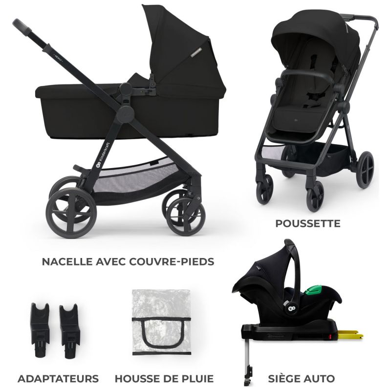 Poussette 4 en 1 Newly Classic Black Kinderkraft Produit 5