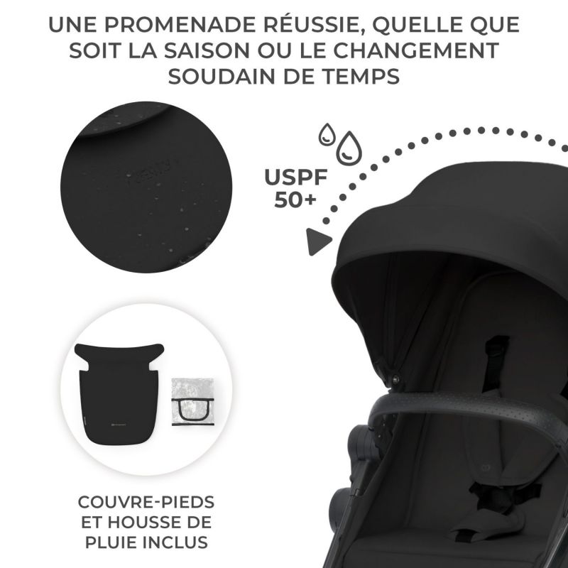 Poussette 4 en 1 Newly Classic Black Kinderkraft Produit 6