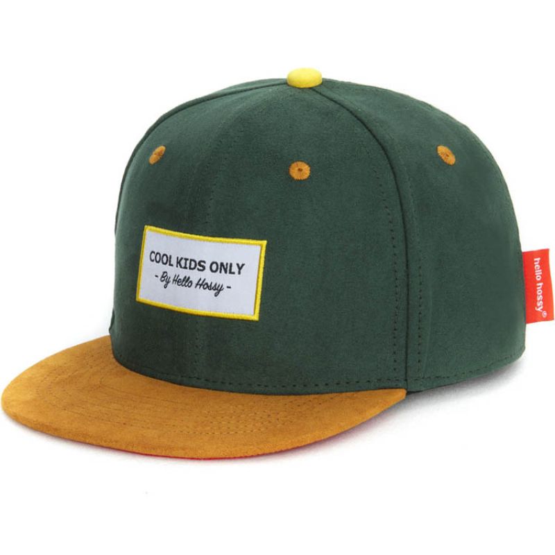 Casquette en daim Suede Dark Green (9-18 mois) Hello Hossy