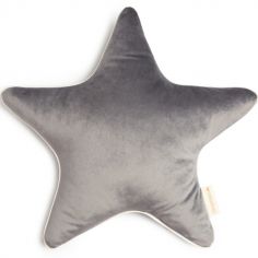 Coussin étoile Aristote Slate Grey (40 cm)
