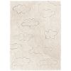 Tapis lavable RugCycled® Clouds en coton naturel (90 x 130 cm)  par Lorena Canals