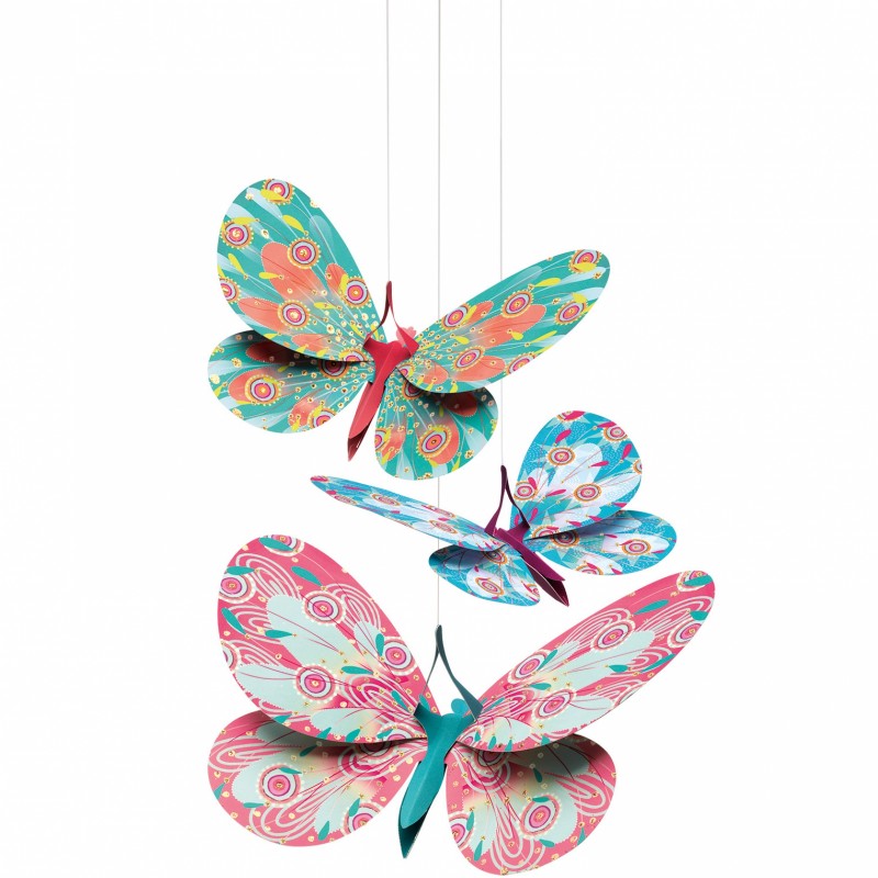 Mobile Papillons paillettes Djeco
