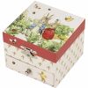 Boîte à bijoux musicale cube Pierre Lapin carotte - Trousselier