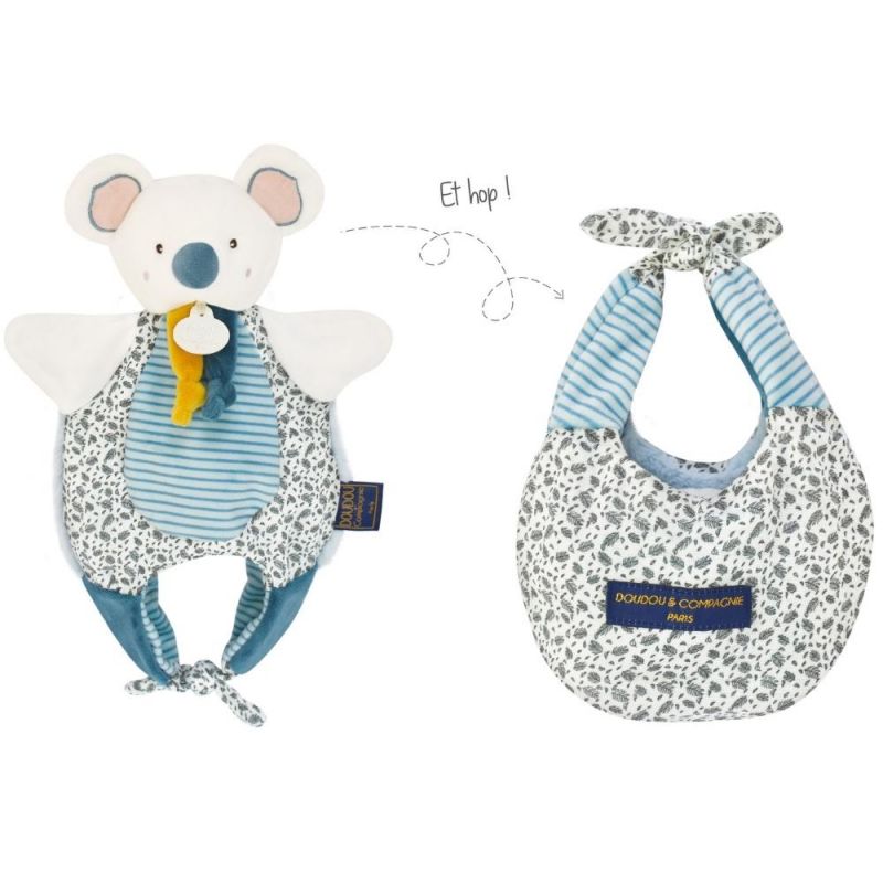 Doudou amusette 3 en 1 Koala Les petits futés Doudou et Compagnie