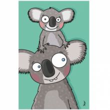 Tableau koalas (14 x 22 cm)  par Série-Golo