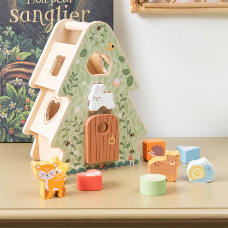 Boîte à formes forêt en bois Amadeus Les Petits Ambiance 2