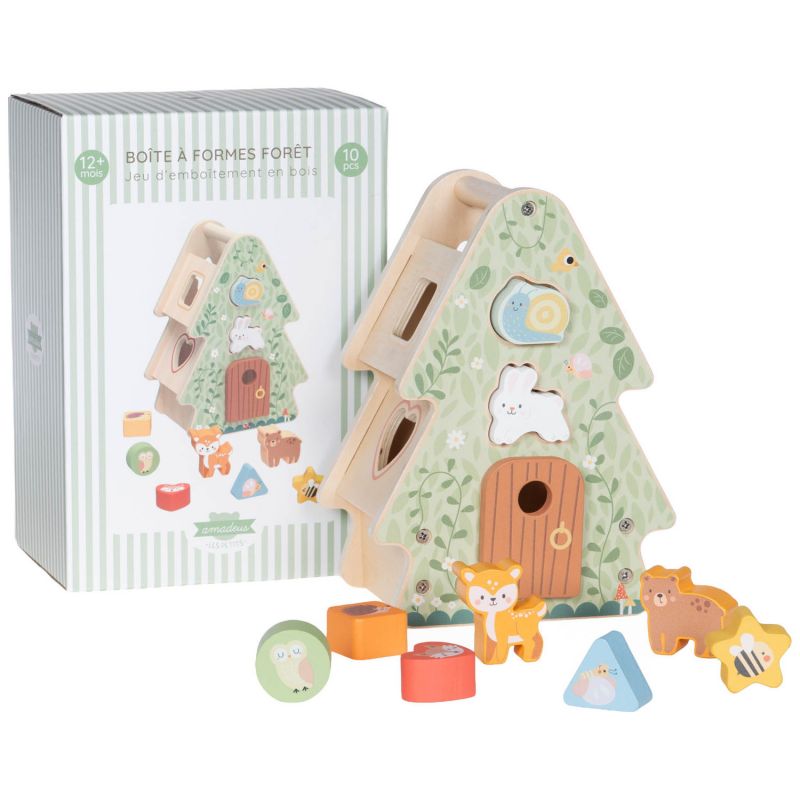 Boîte à formes forêt en bois Amadeus Les Petits Produit 5