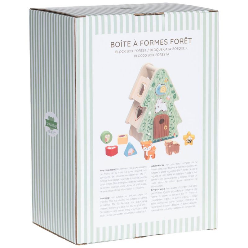 Boîte à formes forêt en bois Amadeus Les Petits Packaging 7