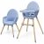 Variation Bleu, marron du produit Chaise haute 2 en 1 Fini 2 Nordic Breeze de la marque Kinderkraft