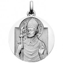 Médaille Saint Denis (or blanc 750°)  par Becker