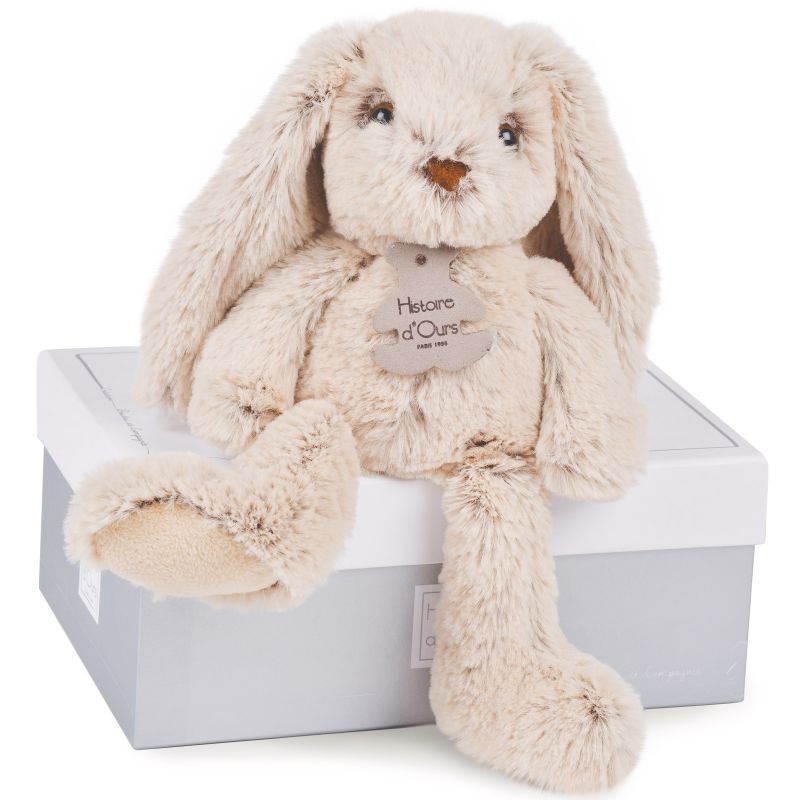 Coffret peluche Lapin Copains câlins beige (25 cm) Histoire d'Ours Produit 1 grande taille