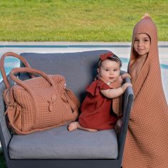 Sac à langer en coton gaufré Cassonade