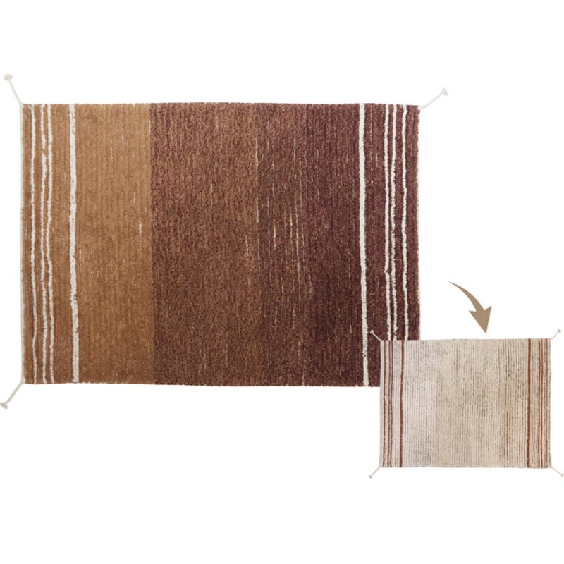 Tapis lavable réversible Twin Toffee (160 x 120 cm) Lorena Canals