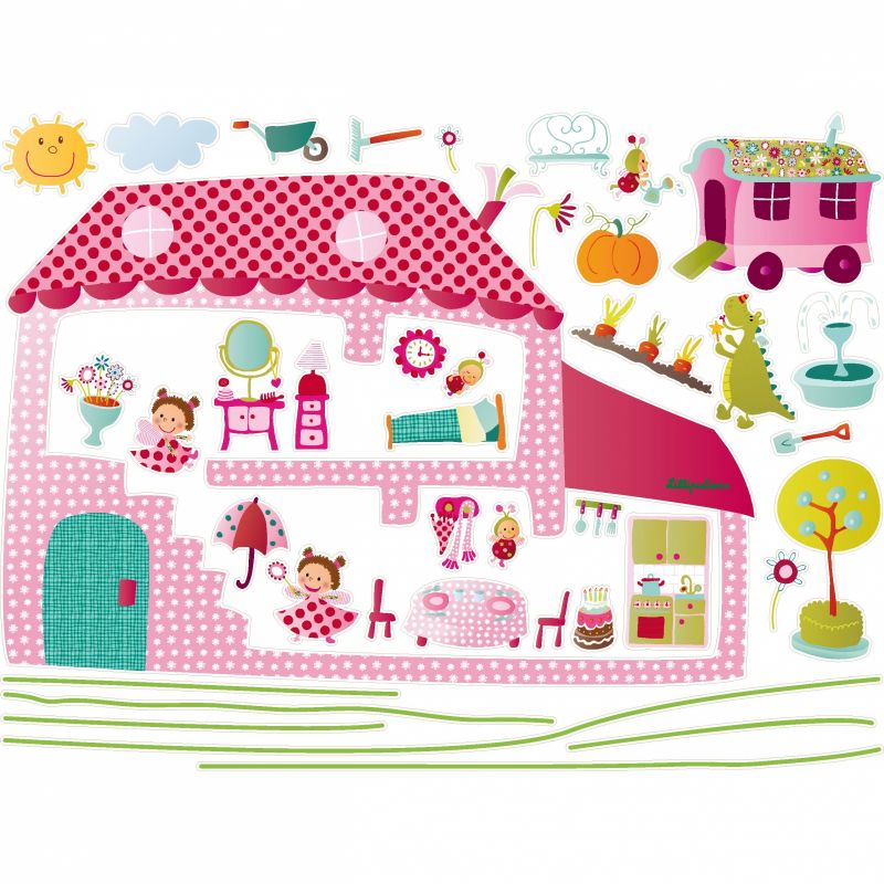 Stickers le petit monde de Liz Lilliputiens
