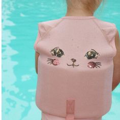 Gilet de natation kitty Powder pink (1-2 ans)