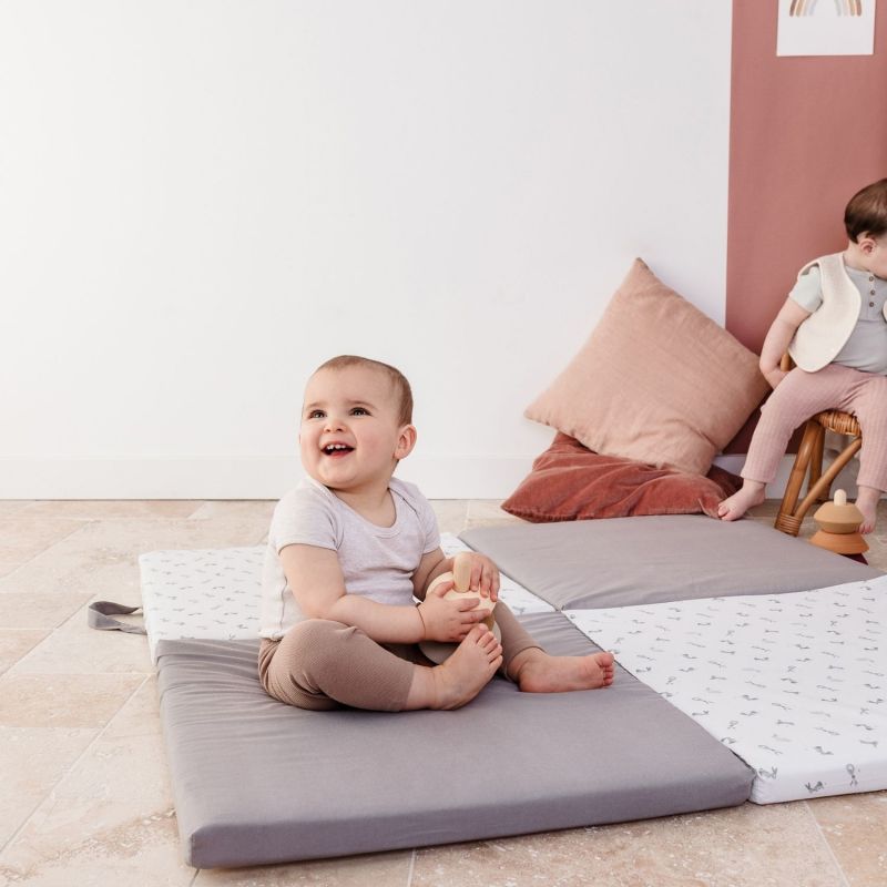 Tapis de motricité lapins Candide Ambiance 2