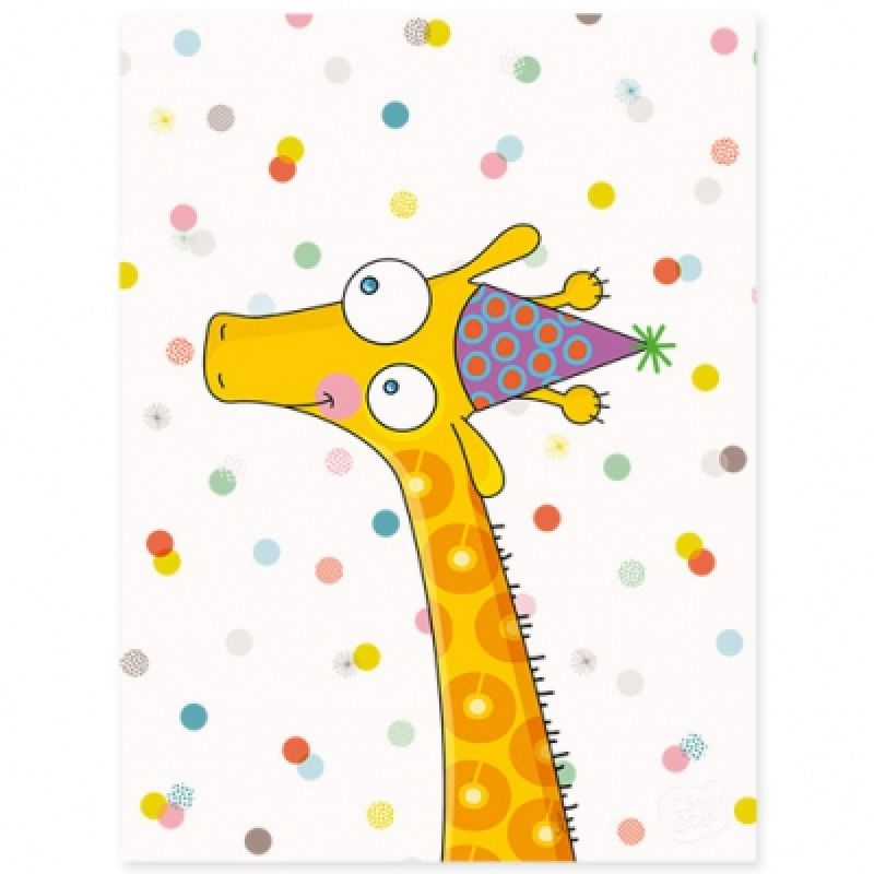 Affiche Girafe (30 x 40 cm) Série-Golo