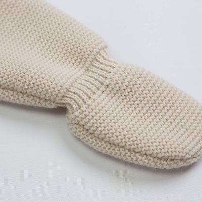 Pantalon en maille Sable (0-1 mois)