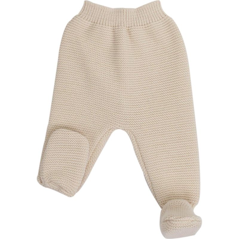 Pantalon en maille Sable (0-1 mois) Trois Kilos Sept Produit 1
