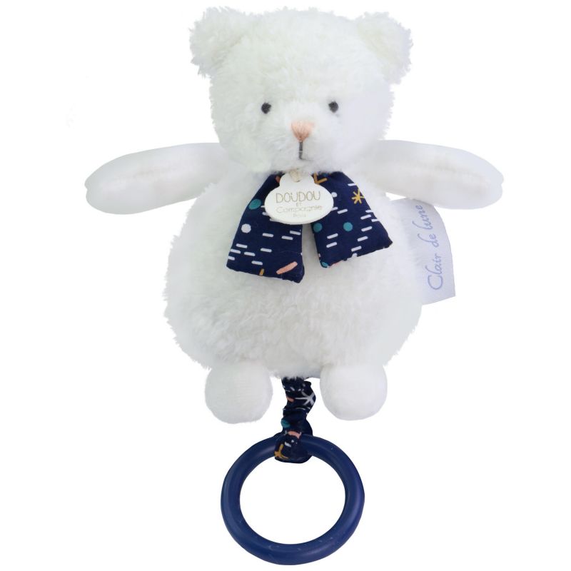 Veilleuse musicale ours luminescente Clair de Lune (17 cm) Doudou et Compagnie Produit 4