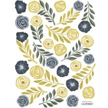 Planche de stickers Fleurs & plumes  par Lilipinso