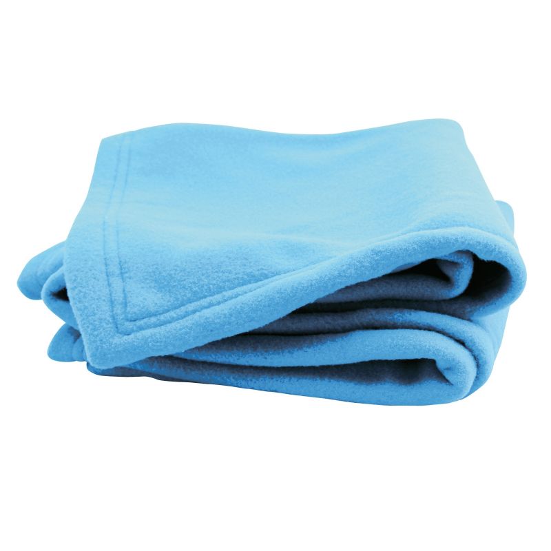 Couverture polaire Polex turquoise Doux Nid (75 x 100 cm)  Domiva