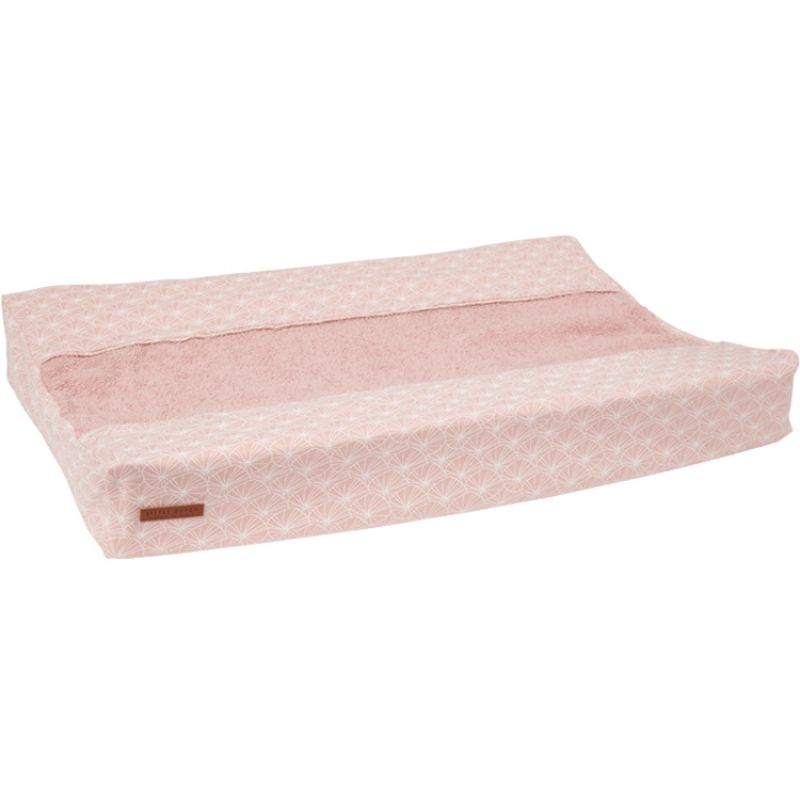 Housse de matelas à langer Lily Leaves pink (44 x 72 cm) Little Dutch