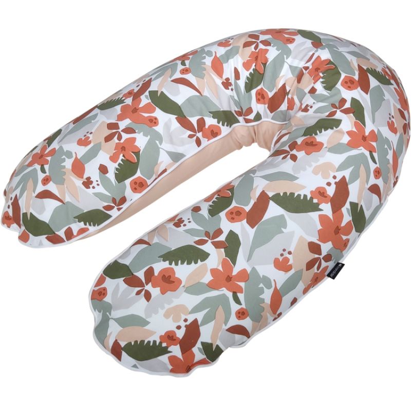 Coussin de maternité en jersey floral Candide