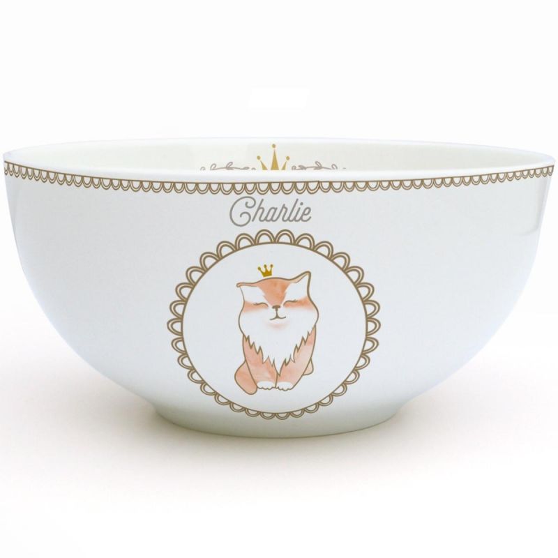 Bol en porcelaine Chat (personnalisable) Gaëlle Duval