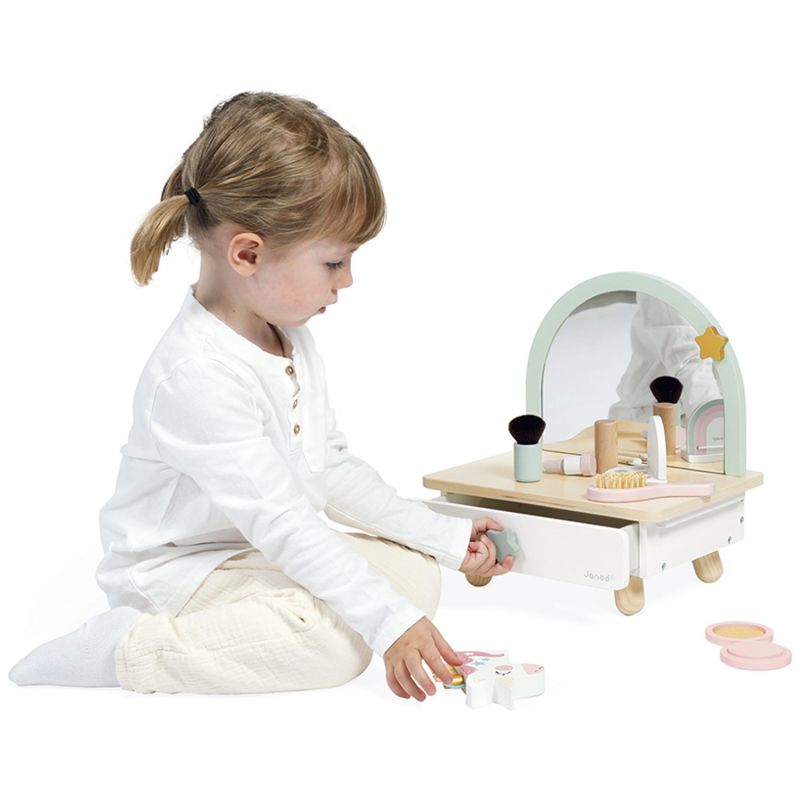 Coiffeuse de table Licorne et accessoires Janod Produit 4