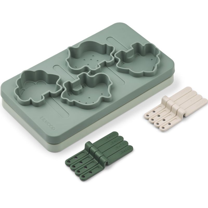 Lot de 2 moules à glace Manfred Dino Peppermint multi mix Liewood