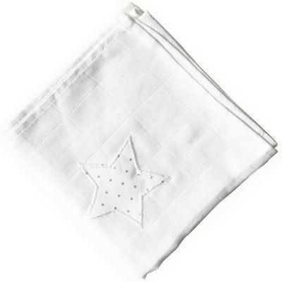 Lange Pois argentés étoile (65 x 65 cm) Le petit rien