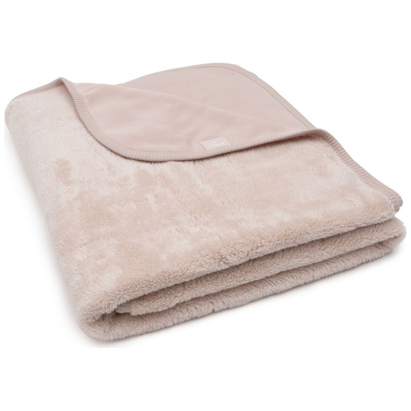 Couverture Basic Sherpa-Jersey Silk Rose (100 x 150 cm) Jollein Produit 1