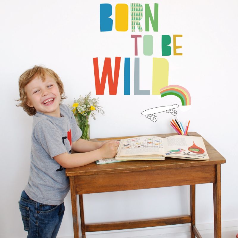 Stickers mural Born to be wild Mimi'lou