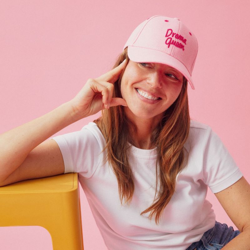 Casquette adulte Drama Queen denim rose (tour de tête 56-61 cm) Chamaye Ambiance 2
