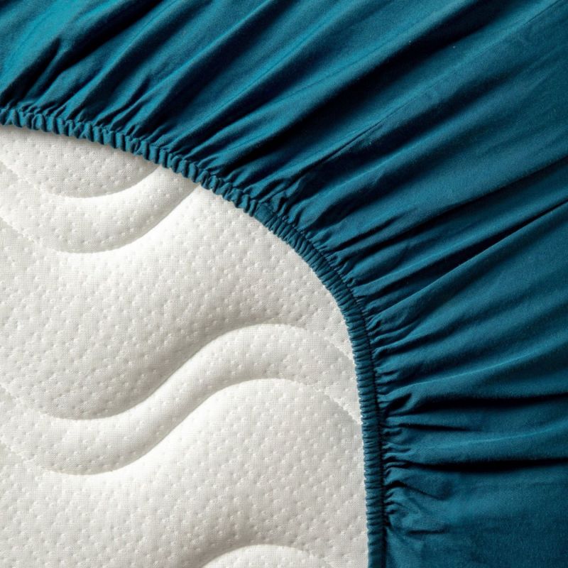 Drap housse pur coton Bleu nuit (60 x 120 cm) Kadolis Ambiance 3