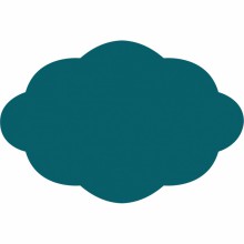Tapis réversible Basics nuage vert et vert d'eau (103 x 136 ccm)  par Moepa