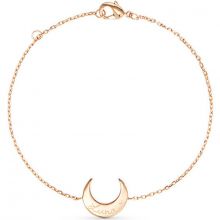 Bracelet Lune personnalisable (plaqué or)  par Merci Maman