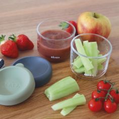 Lot de 2 portions verre 150 ml Mineral-Sage green