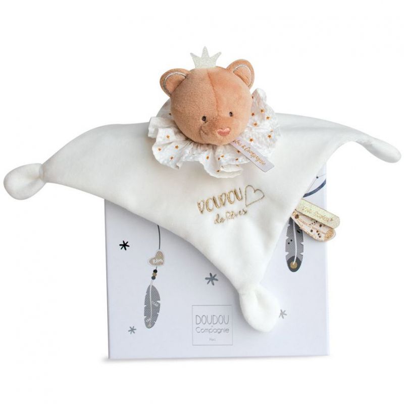 Coffret doudou plat Ours Attrape-rêves Doudou et Compagnie