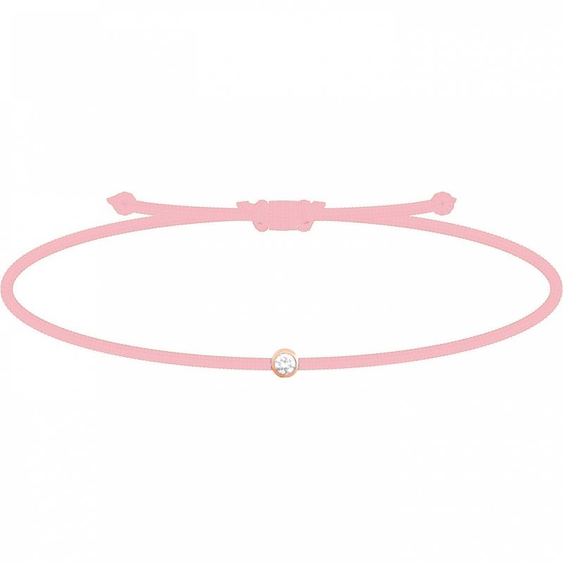 Bracelet diamant Mon Petit Diam's rose clair (plaqué or rose) My First Diamond