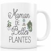 Mug en céramique Maman de belles plantes - Créa Bisontine