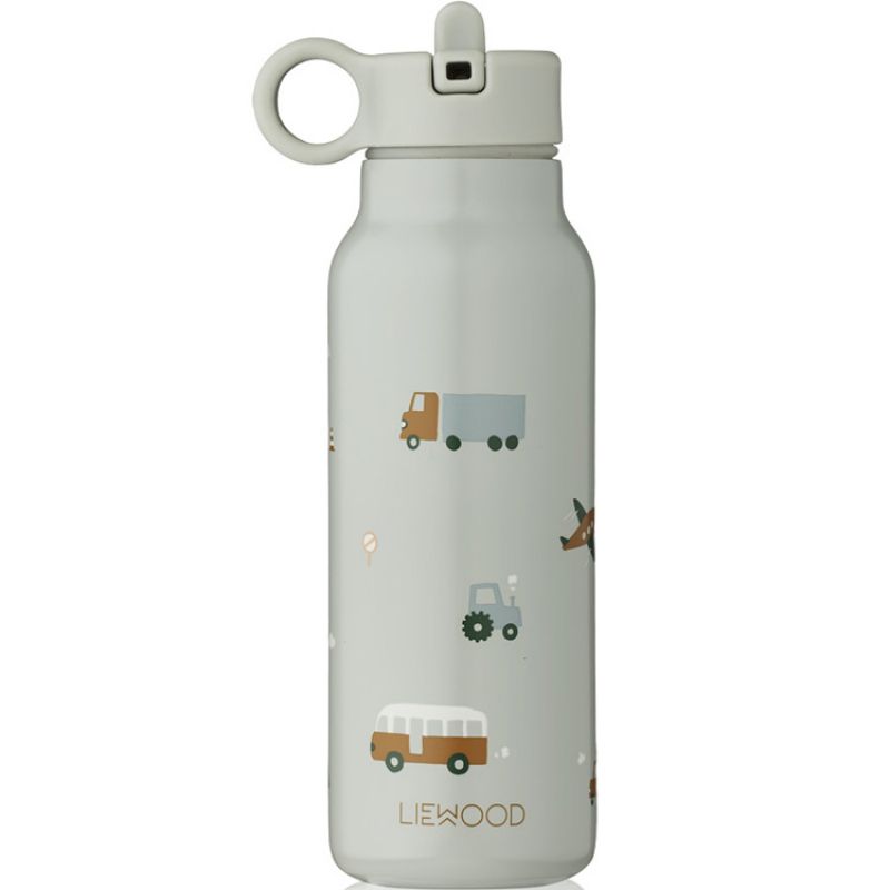Gourde Falk Véhicules dove blue mix (350 ml) Liewood