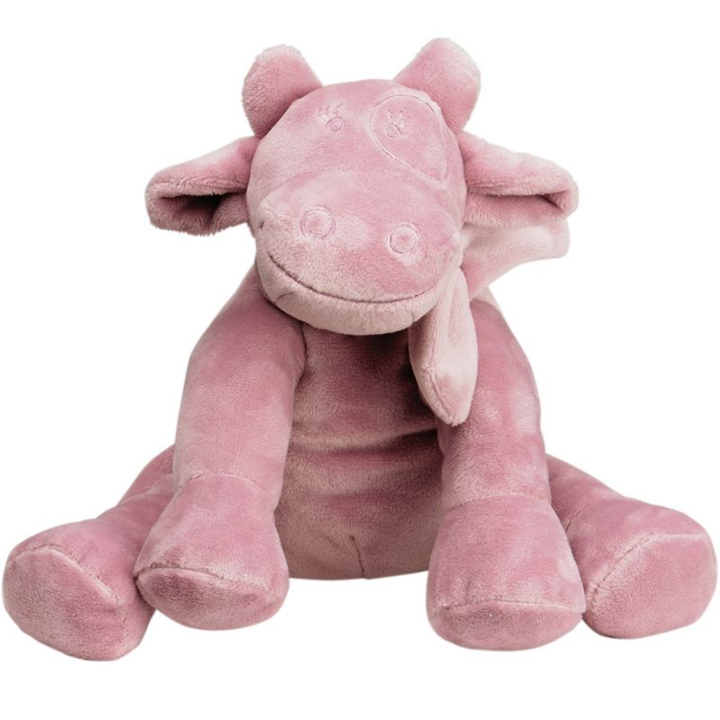Peluche vache Mix et Match Lola vieux rose (40 cm) Noukie's