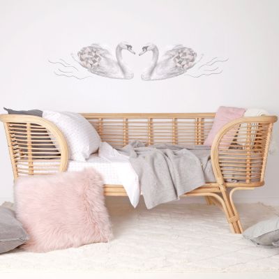 Autocollants Puffies Cygnes Lovely Swan - 14 Stickers Matelassés - Pour Scrapbooking, Décoration Carnets, Cadeaux