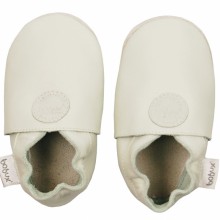 Chaussons en cuir classique Soft soles menthe (9-15 mois)  par Bobux