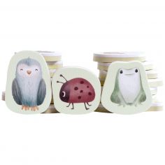 Stickers de bain en mousse Forest Friends - Little Dutch